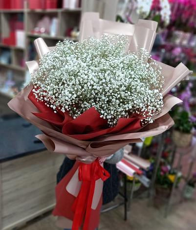 Букет цветов из: Гипсофила в Степановке