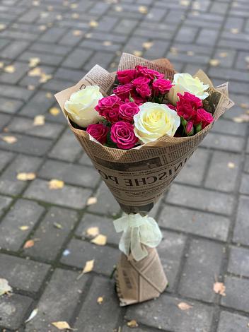 Букет цветов из: Розы в Степановке